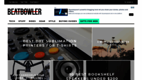 What Beatbowler.com website looked like in 2020 (3 years ago)