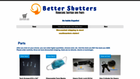 What Bettershutters.net website looked like in 2020 (3 years ago)