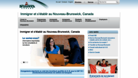 What Bienvenuenb.ca website looked like in 2020 (3 years ago)
