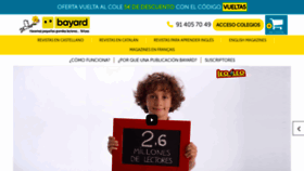 What Bayardeducacion.com website looked like in 2020 (3 years ago)