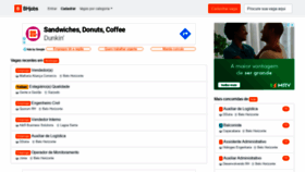 What Bhjobs.com.br website looked like in 2020 (3 years ago)