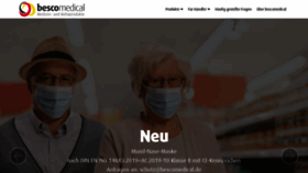 What Bescomedical.de website looked like in 2020 (3 years ago)