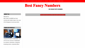 What Bestfancynumber.com website looked like in 2020 (3 years ago)