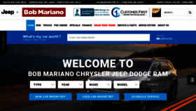 What Bobmariano.com website looked like in 2020 (3 years ago)