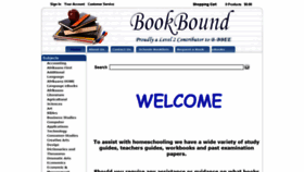 What Bookboundonline.co.za website looked like in 2020 (3 years ago)