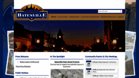 What Batesvilleindiana.us website looked like in 2020 (3 years ago)