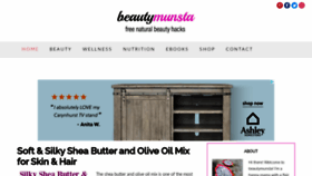 What Beautymunsta.com website looked like in 2020 (3 years ago)
