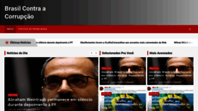 What Brasilcontraacorrupcao.com website looked like in 2020 (3 years ago)