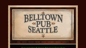 What Belltownpub.com website looked like in 2020 (3 years ago)