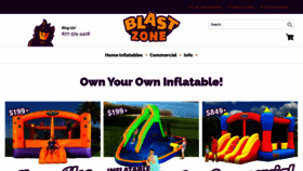 What Blastzone.com website looked like in 2020 (3 years ago)