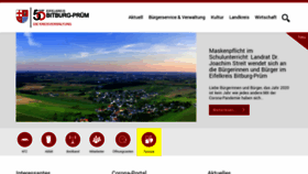 What Bitburg-pruem.de website looked like in 2020 (3 years ago)