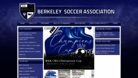 What Berkeleysoccer.com website looked like in 2020 (3 years ago)