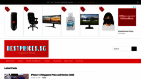 What Bestprices.sg website looked like in 2020 (3 years ago)