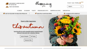 What Blossominggifts.com website looked like in 2020 (3 years ago)