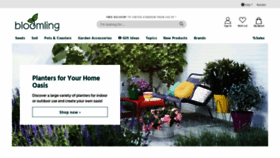 What Bloomling.uk website looked like in 2020 (3 years ago)