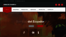 What Bombas-ecuador.com website looked like in 2020 (3 years ago)