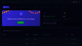 What Bitcoinlives.app website looked like in 2020 (4 years ago)