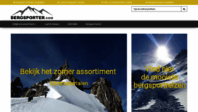What Bergsporter.com website looked like in 2020 (3 years ago)