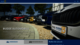 What Buddeautomobile.de website looked like in 2020 (3 years ago)