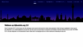 What Bijlesduits.org website looked like in 2020 (3 years ago)