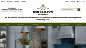 What Bobbaileys.com website looked like in 2020 (3 years ago)