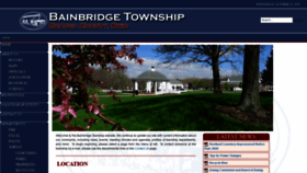 What Bainbridgetwp.com website looked like in 2020 (3 years ago)