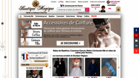What Boutique-magique.fr website looked like in 2020 (3 years ago)
