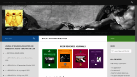 What Biolifesas.org website looked like in 2020 (3 years ago)
