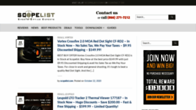 What Blog.scopelist.com website looked like in 2020 (3 years ago)