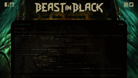 What Beastinblack.com website looked like in 2020 (3 years ago)