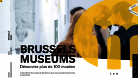 What Brusselsmuseums.be website looked like in 2020 (3 years ago)