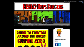 What Behindbobsburgers.com website looked like in 2020 (3 years ago)