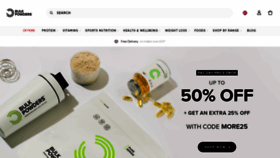 What Bulkpowders.co.uk website looked like in 2020 (3 years ago)