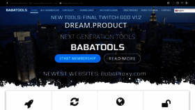 What Babatools.com website looked like in 2020 (3 years ago)