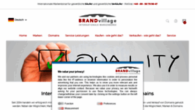 What Brandvillage.com website looked like in 2020 (3 years ago)