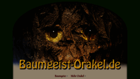 What Baumgeist-orakel.de website looked like in 2020 (3 years ago)