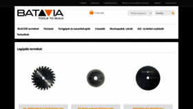 What Batavia.hu website looked like in 2020 (3 years ago)