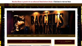 What Bacchushousebistro.com website looked like in 2020 (3 years ago)