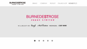 What Burnedestrose.com website looked like in 2020 (3 years ago)
