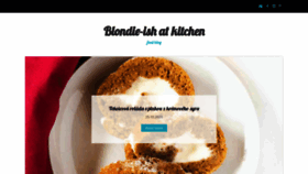 What Blondieishatkitchen.com website looked like in 2020 (3 years ago)