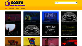 What B98.tv website looked like in 2020 (3 years ago)