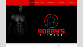 What Bobbysfitness.com website looked like in 2020 (3 years ago)