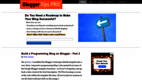 What Bloggertipspro.com website looked like in 2020 (3 years ago)