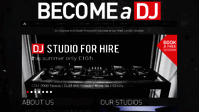 What Becomeadj.co.uk website looked like in 2020 (3 years ago)