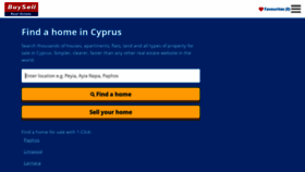What Buysellcyprus.com website looked like in 2020 (3 years ago)