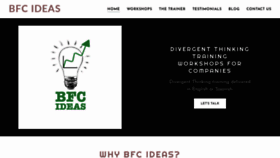 What Bfcideas.com website looked like in 2020 (3 years ago)
