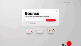 What Bounceapp.com website looked like in 2020 (3 years ago)
