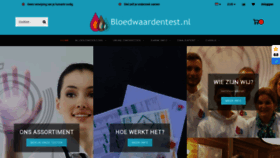 What Bloedwaardentest.nl website looked like in 2020 (3 years ago)