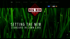 What Bigredmowing.com website looked like in 2020 (3 years ago)