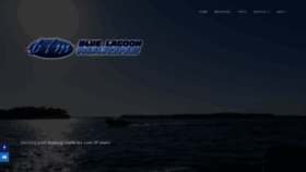 What Bluelagoonmarine.com website looked like in 2020 (3 years ago)